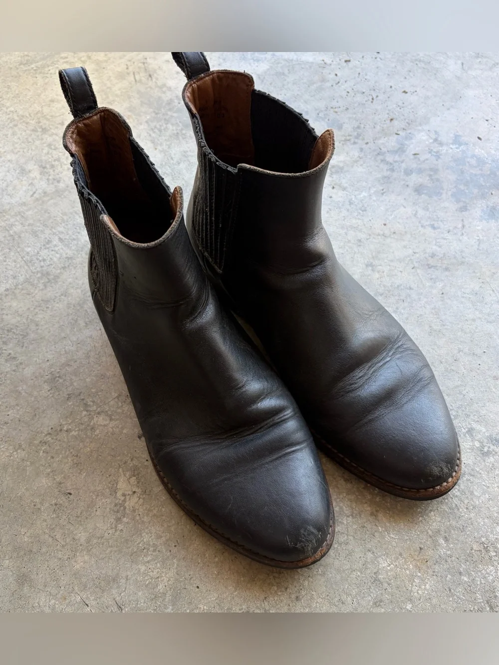 Thursday Boots Dreamer Chelsea Boots Brown Leather Ankle Boho Chic
